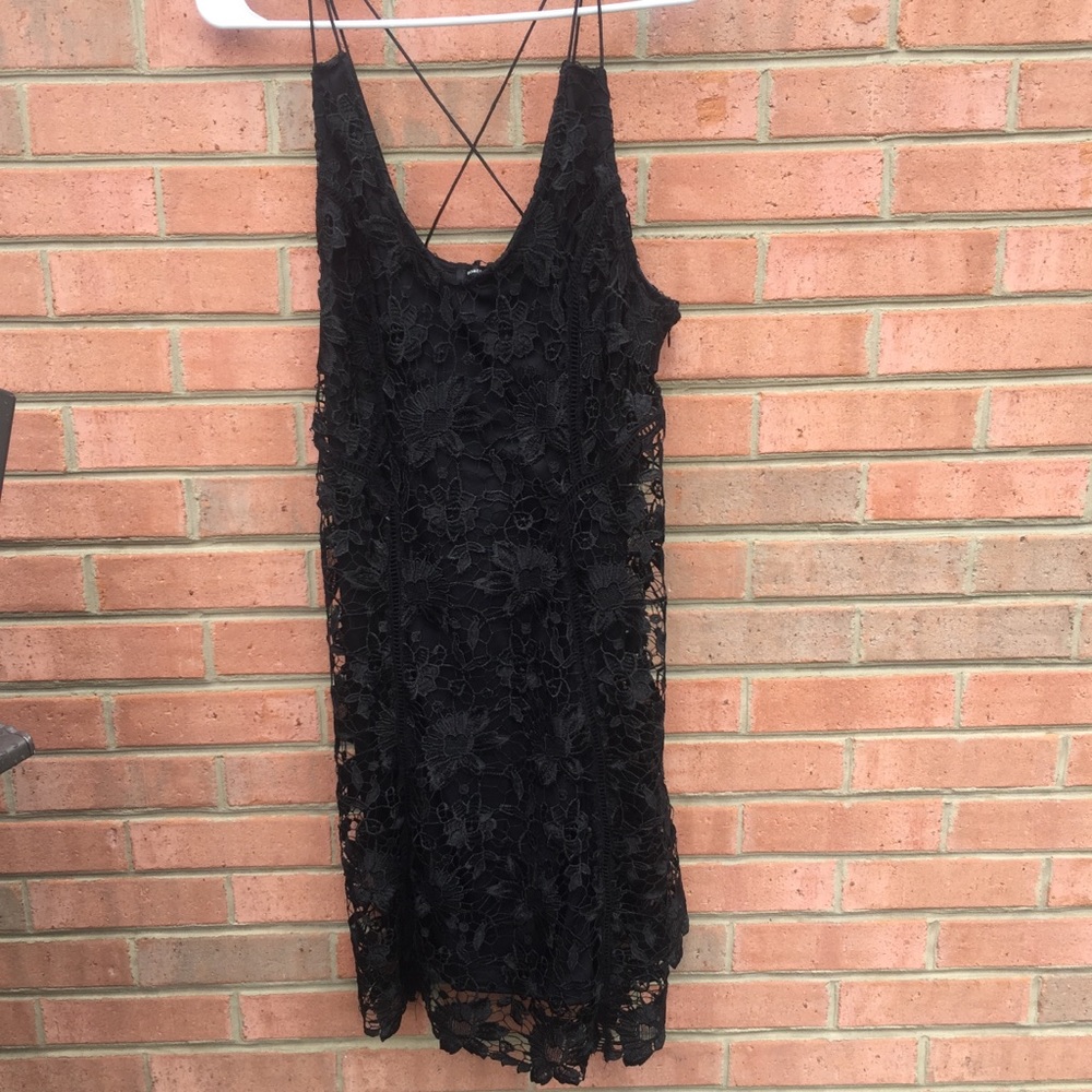 Sexy black dress